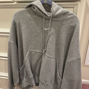 Nike Heather Gray Pullover Hoodie